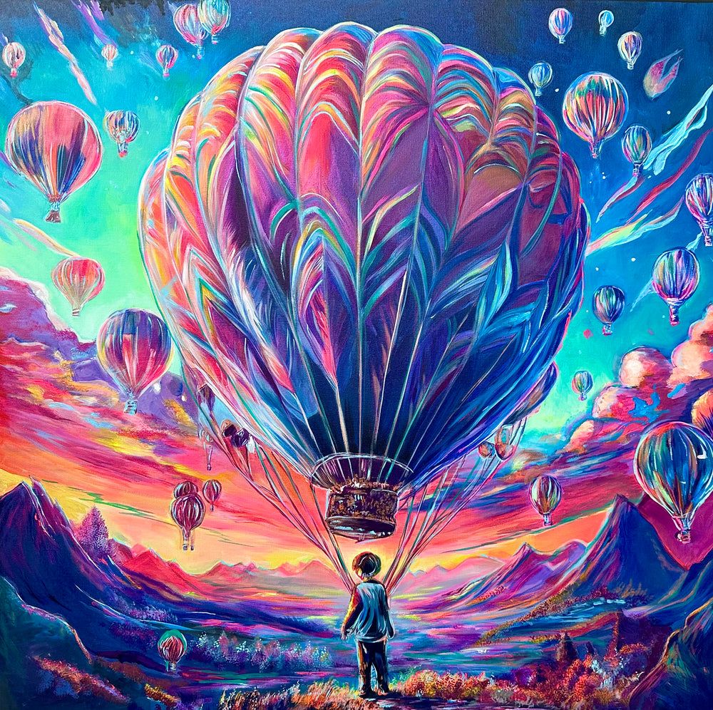 Before the Ascend — original painting by Jessica Gorlicky