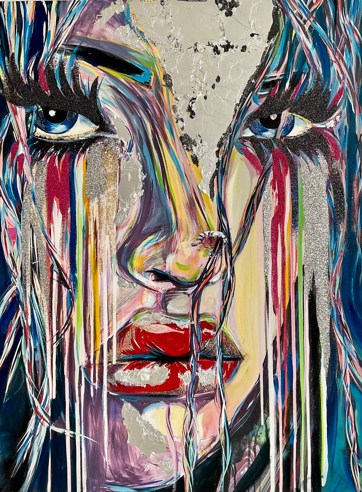 Gilded In Chrome — an original painting by Jessica Gorlicky