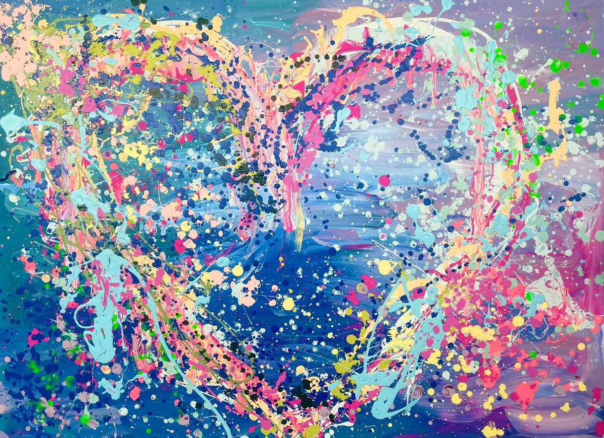 Heart Collection 2025 #5 — original painting by Jessica Gorlicky