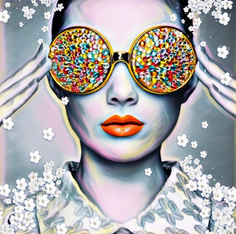 Hello Beautiful World — original painting by Jessica Gorlicky
