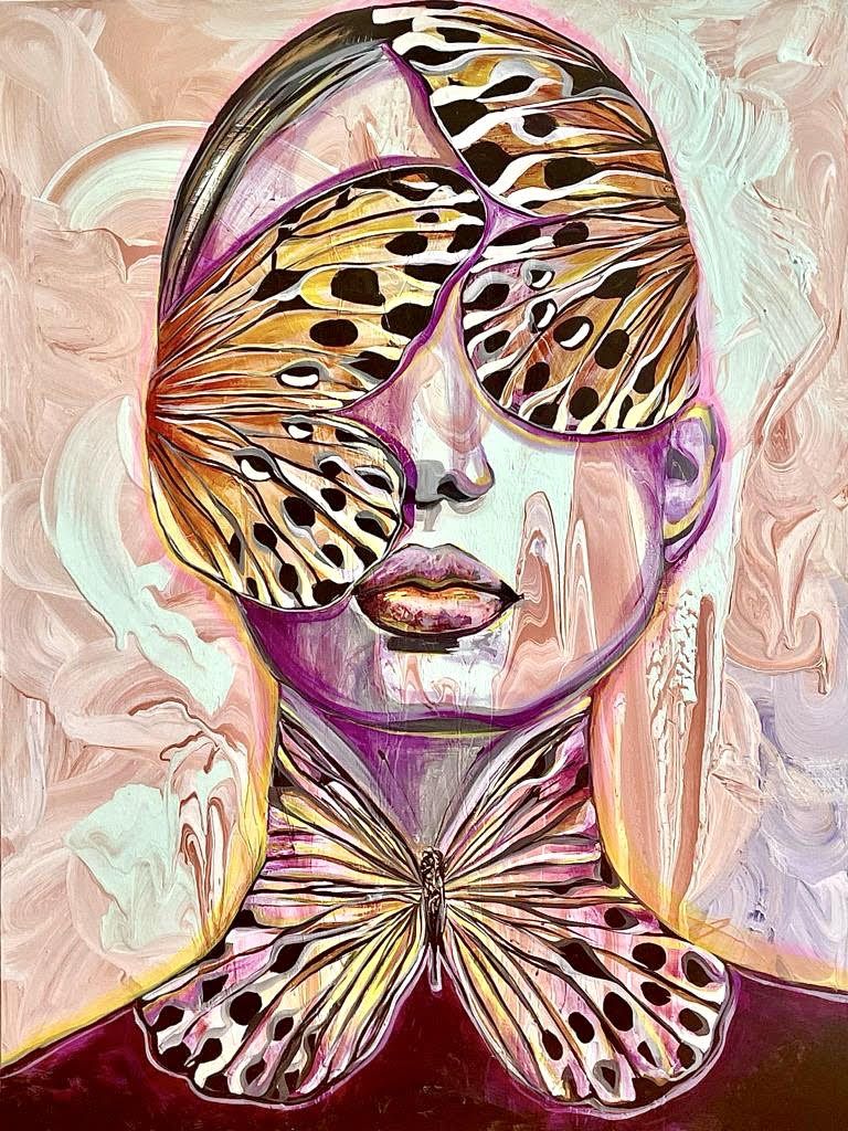 I Am…. Metamorphosis — original painting by Jessica Gorlicky