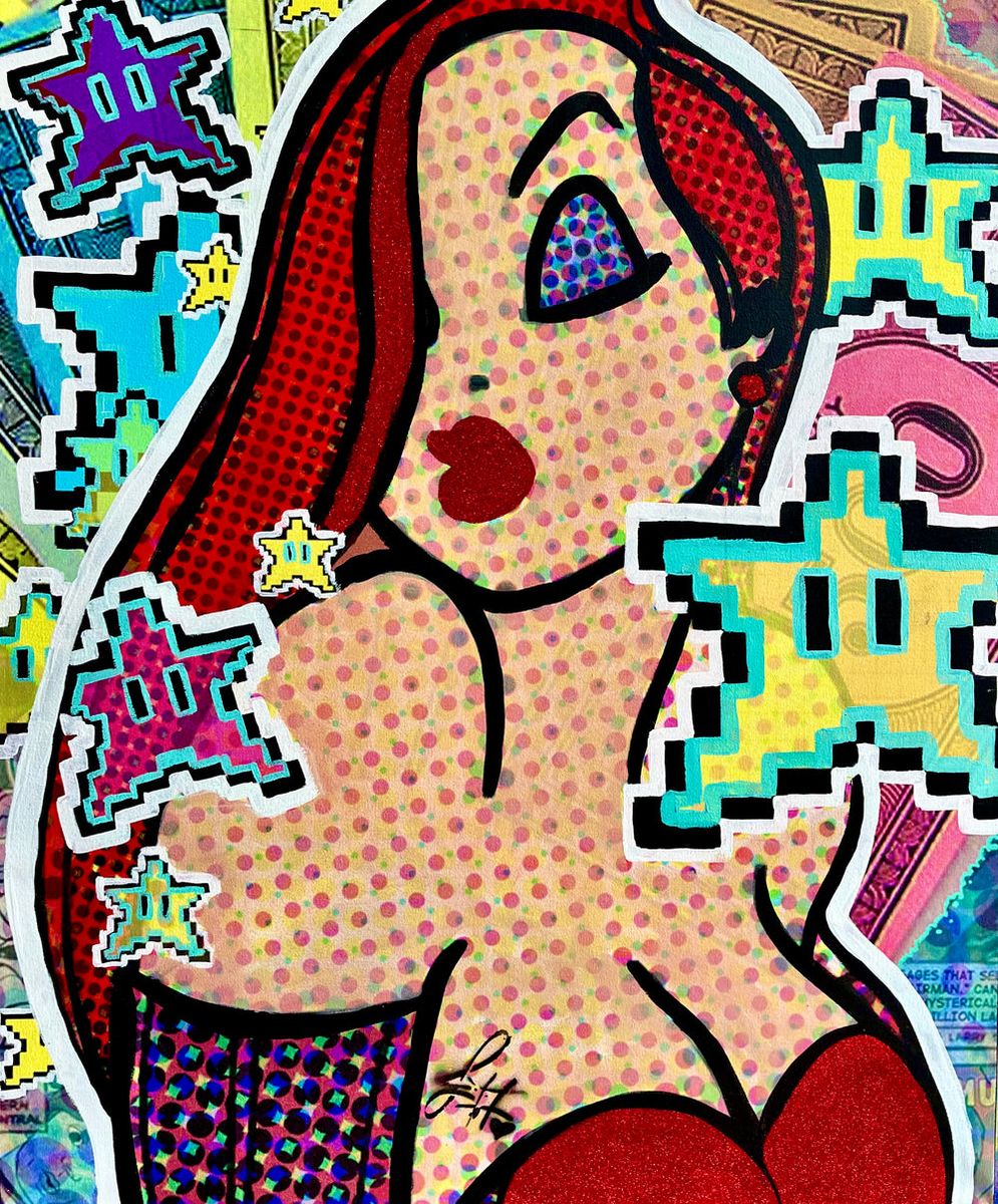 Miss Jessica Rabbit — original painting by Jessica Gorlicky