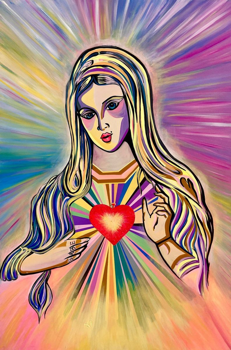 Secret Babe — original painting by Jessica Gorlicky